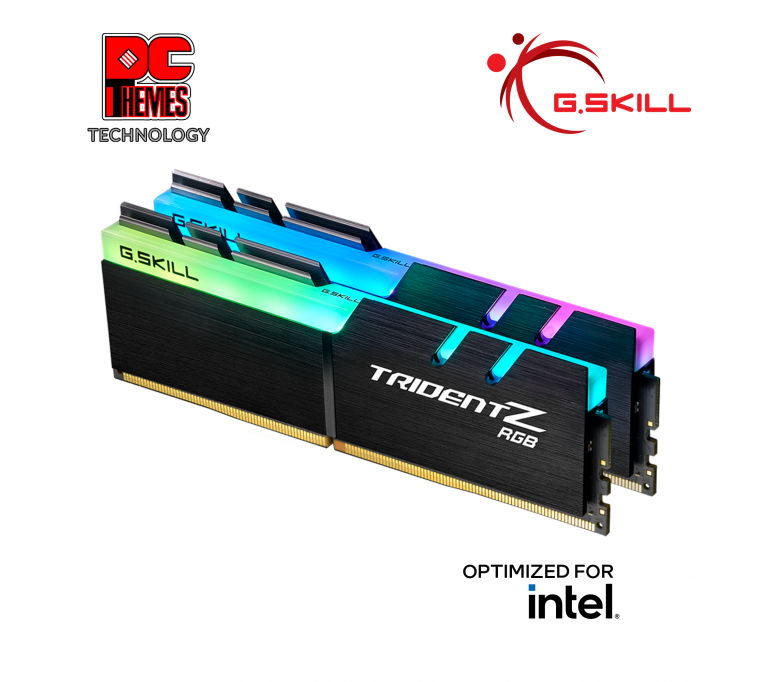 G.SKILL Trident Z RGB 3600MHz 16GB kit CL18 Desktop Memory - [Intel]